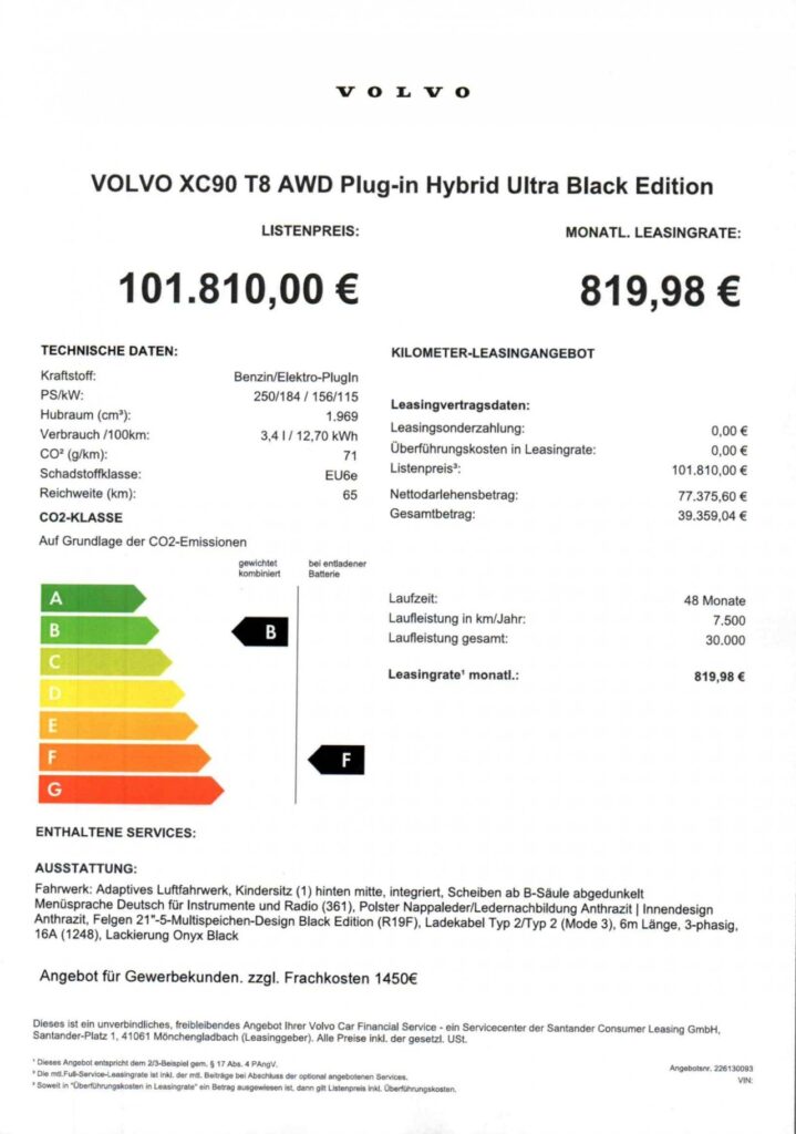 Volvo XC90 T8 Ultra Black Edition Plug-In Hybrid / 360 – Bild 7